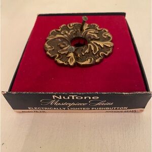 Antique Bronze NuTone Doorbell Cover in its original Box from the early 1900’s